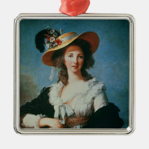 Ornement Métallique Portrait de la duchesse de Polignac