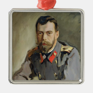 Ornement Métallique Portrait de Nicholas II, 1900