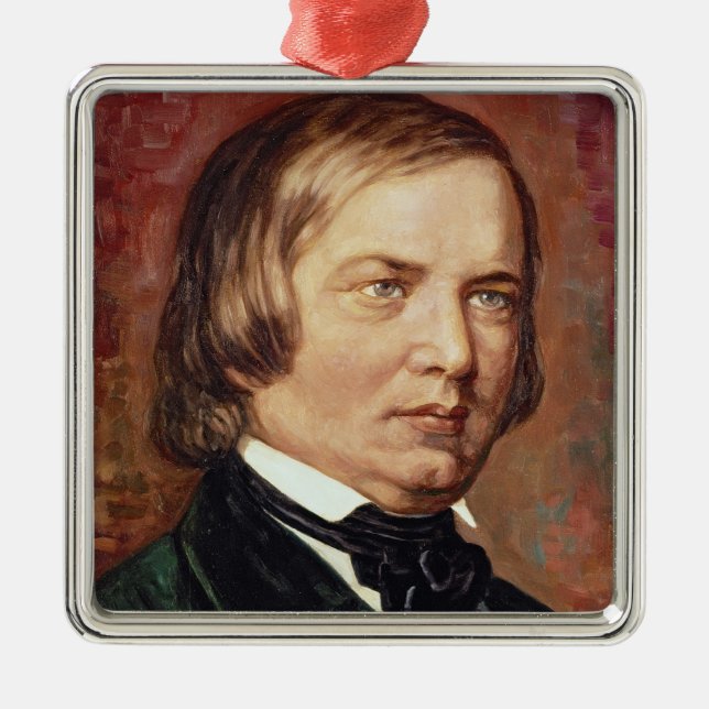 Ornement Métallique Portrait de Robert Schumann (Devant)