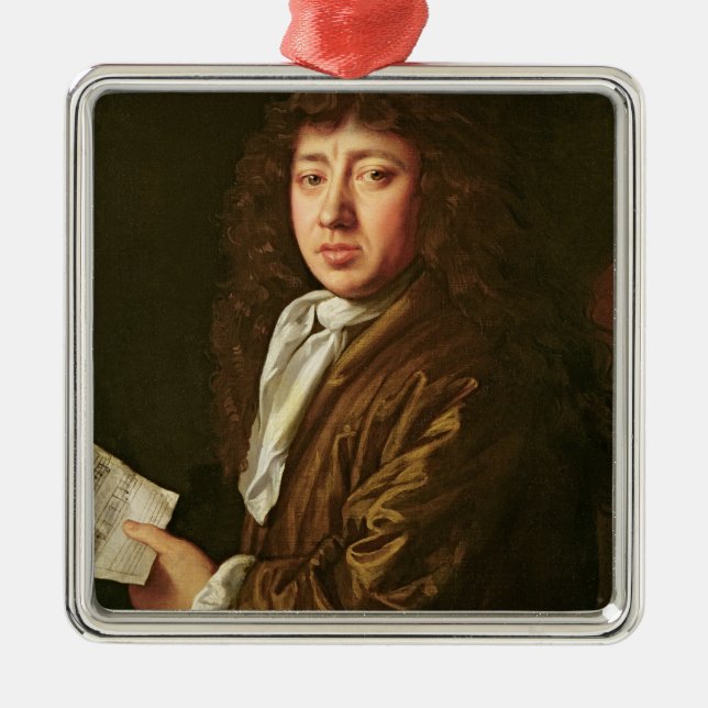 Ornement Métallique Portrait de Samuel Pepys 1666 (Devant)