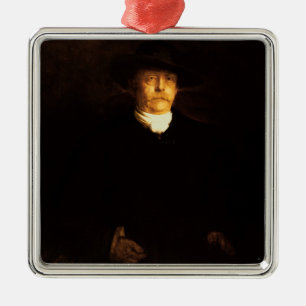 Ornement Métallique Portrait d'Otto von Bismarck (1815-98) (huile sur