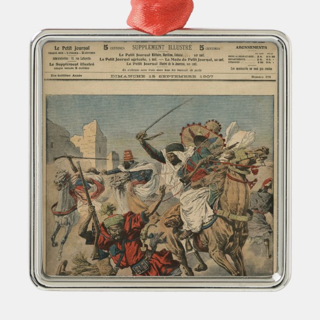 Ornement Métallique Près de Casablanca le remplissage de goumiers (Devant)