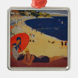 Ornement Métallique Publicité vintage de voyage