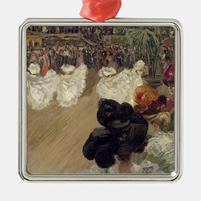 Ornement Métallique Quadrille à BAL Tabarin (Devant)