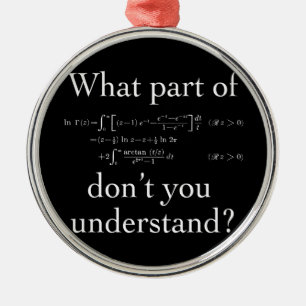 Ornement Métallique Quelle partie de... Blanc sur foncé