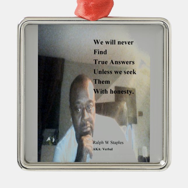 Ornement Métallique Ralph Wisden Staples (Devant)