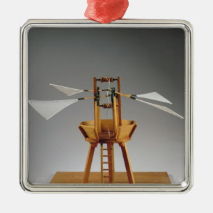 Ornement Métallique Reconstruction modèle de la conception de da Vinc