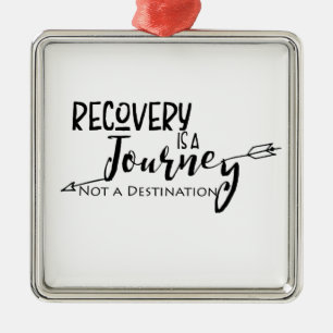 Ornement Métallique Recovery Journey Arrow