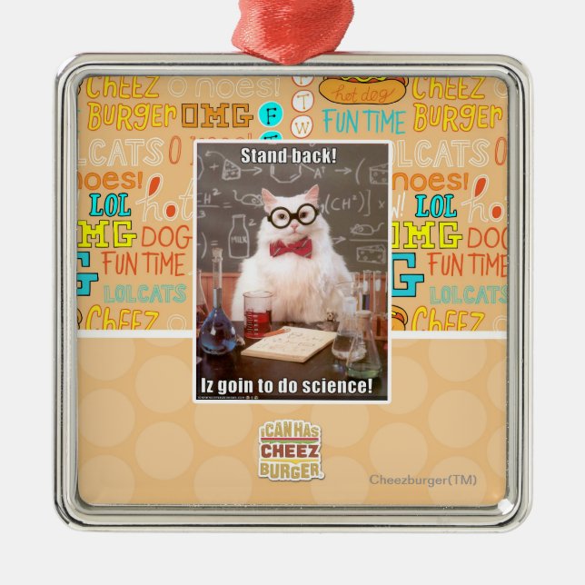 Ornement Métallique Reculez ! (Devant)