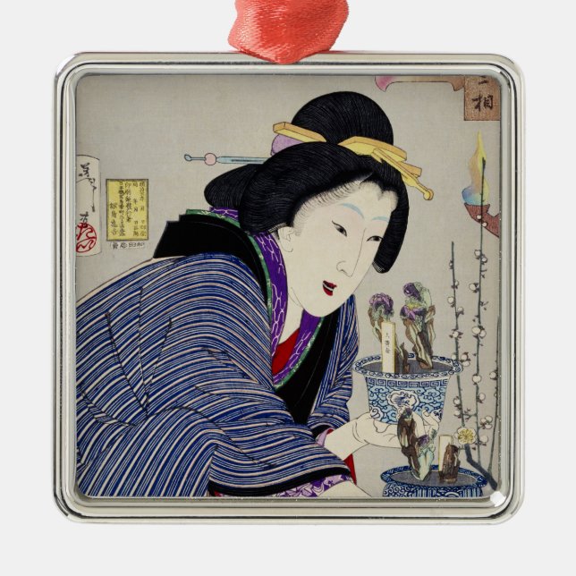 Ornement Métallique Regard comme si elle veut changer : L'aspect (Devant)