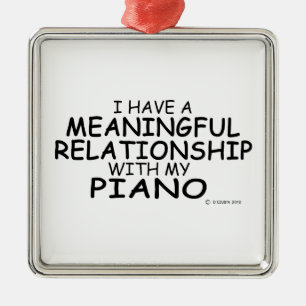 Ornement Métallique Relation significative Piano