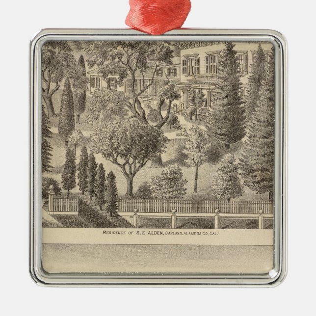 Ornement Métallique Résidence d'Alden, Harmon Tract (Devant)