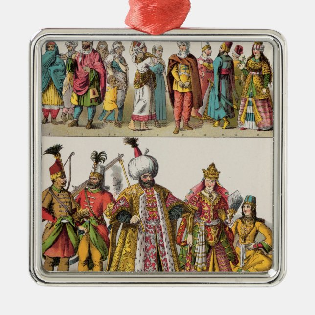 Ornement Métallique Robe de Moorish et de turc (Devant)
