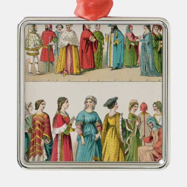 Ornement Métallique Robe italienne (Devant)