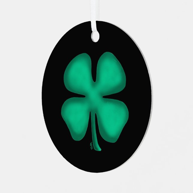 Ornement métallique rond Black Irish (Avant gauche)