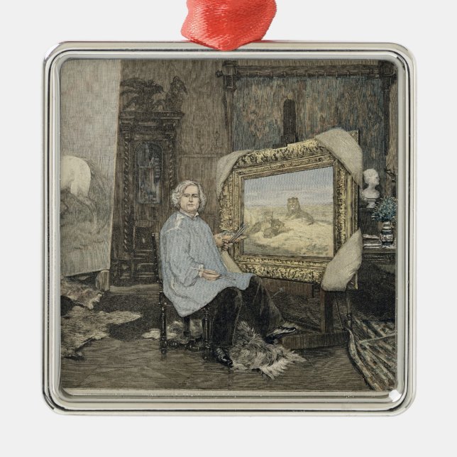 Ornement Métallique Rosa Bonheur dans son studio (Devant)