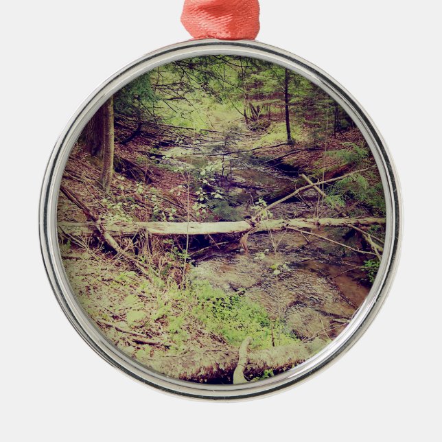 Ornement Métallique Ruisseau Upper Peninsula (Devant)