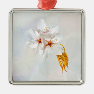 Ornement Métallique Sakura - Fleur de cerisier japonaise