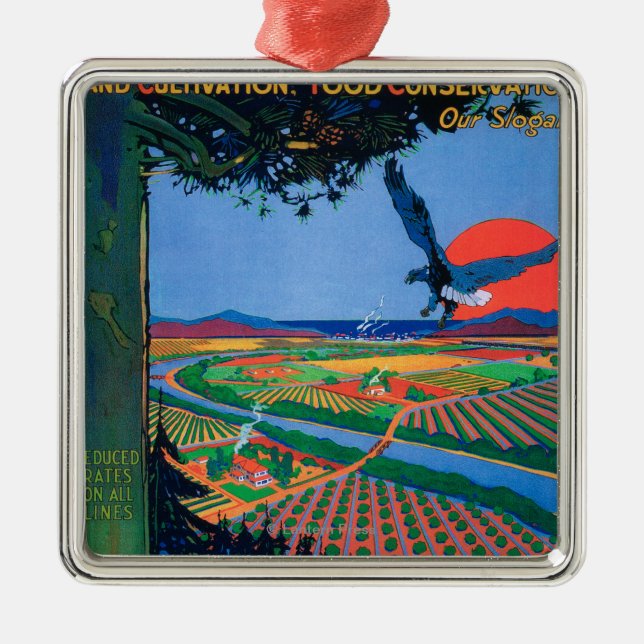 Ornement Métallique San Francisco, exposition de CaliforniaLand (Devant)