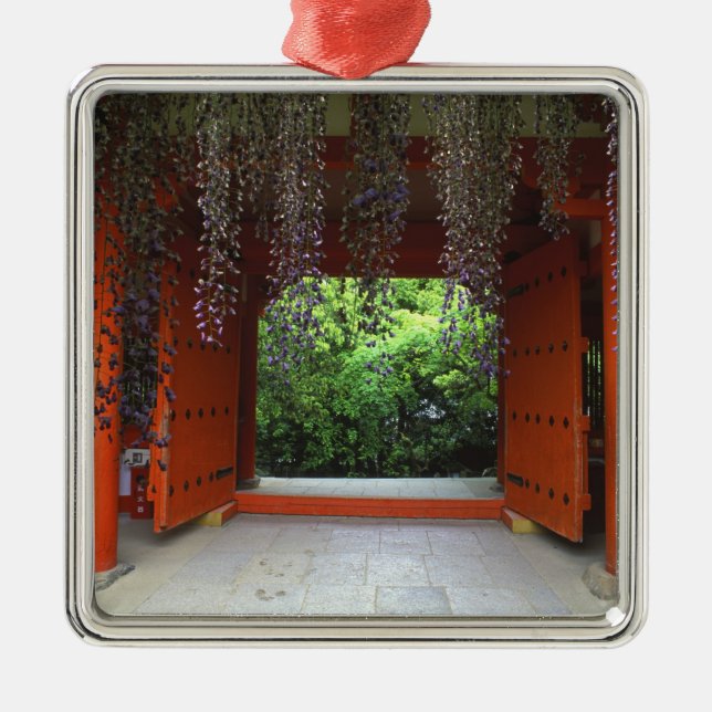 Ornement Métallique Sanctuaire Kasuga, Nara, Japon (Devant)