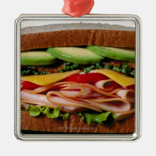 Ornement Métallique Sandwich empilé