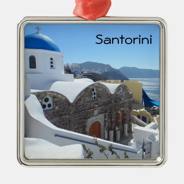 Ornement Métallique Santorini, Grèce (Devant)