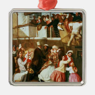 Ornement Métallique Scène d'embarquement