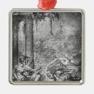 Ornement Métallique Scène magique