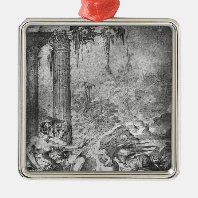 Ornement Métallique Scène magique (Devant)