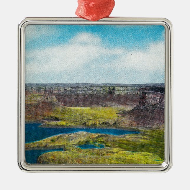 Ornement Métallique Séchez le parc d'état d'automnes, barrage grand de (Devant)