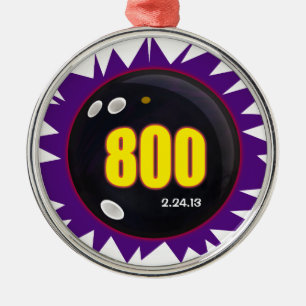 Ornement Métallique Série 800 personnalisée en Bowling,