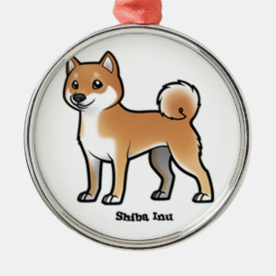 Ornement Métallique shiba inu