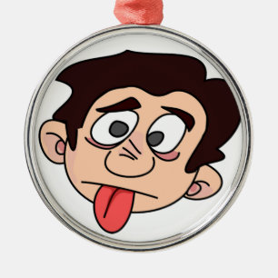 ORNEMENT MÉTALLIQUE SILLY MAN