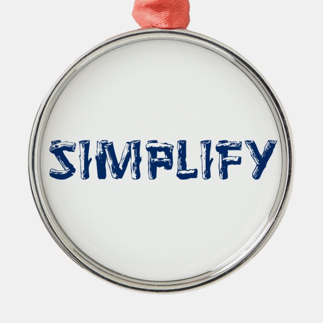 Ornement Métallique Simplifier (Devant)