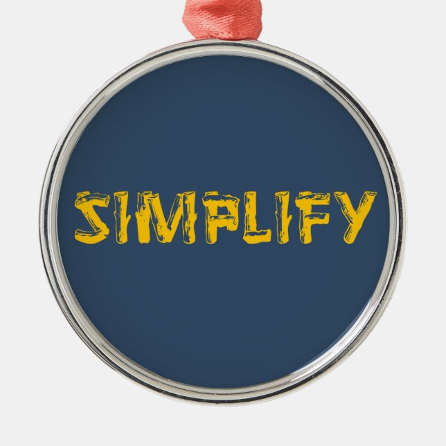 Ornement Métallique Simplifier (Devant)