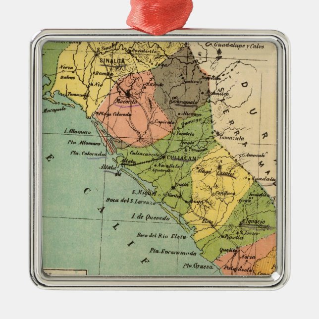 Ornement Métallique Sinaloa, Mexique (Devant)