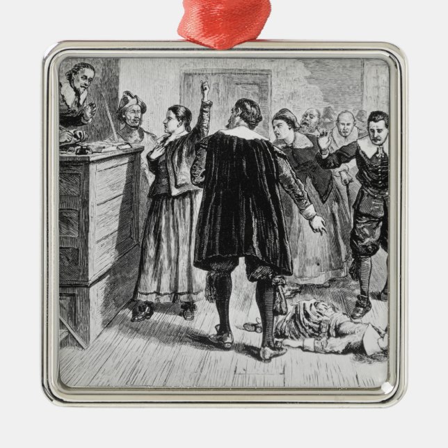 Ornement Métallique Sorcellerie au village de Salem (Devant)