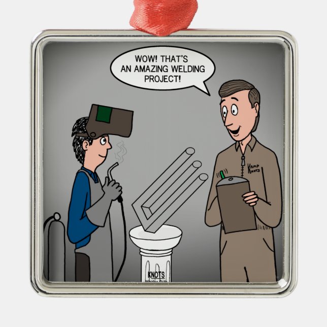 Ornement Métallique Soudure de scout (Devant)