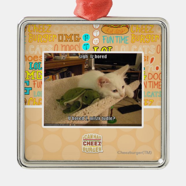 Ornement Métallique Soupir. Iz était ennuyeux (Devant)