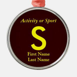 Ornement Métallique Souvenir de lettre de fac d'université ou de lyc