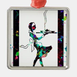 ORNEMENT MÉTALLIQUE SOYEZ GENTILS POUR CEUX QUI SERVENT !