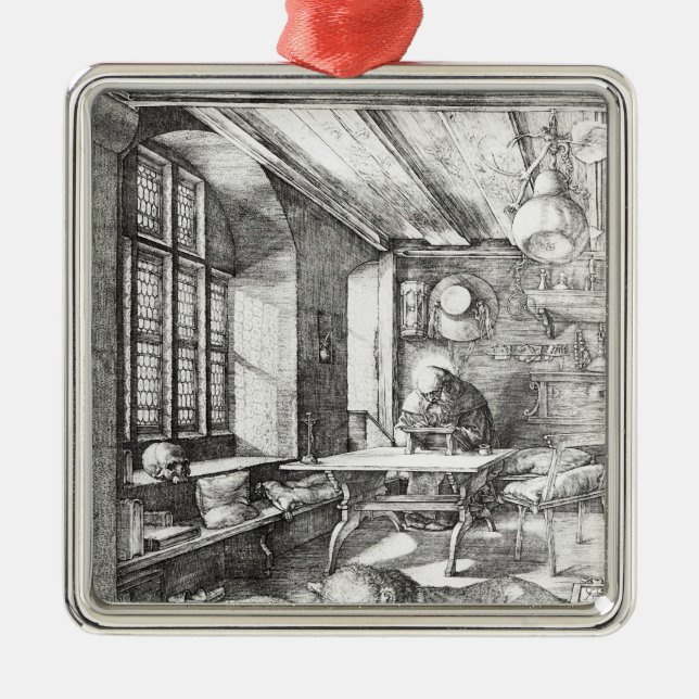 Ornement Métallique St Jerome dans son étude, 1514 (Devant)