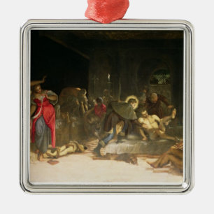 Ornement Métallique St Roch traitant la peste