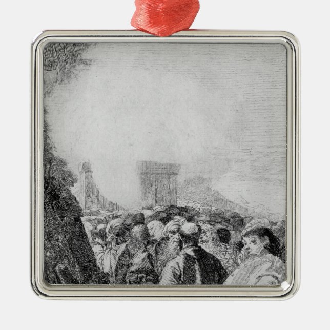 Ornement Métallique St Vincent Ferrer, 1750-80 (Devant)