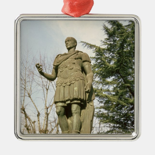 Ornement Métallique Statue de Jules César (Devant)
