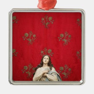 Ornement Métallique Statue de Vierge dans une église de Spaccanapoli,