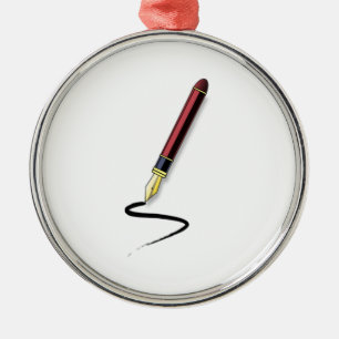 Ornement Métallique Stylo-plume