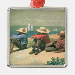 Ornement Métallique Sur la plage, 1875 (la semaine)