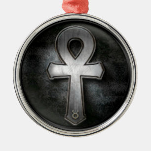Ornement Métallique Symbole Ankh vintage Clé de design de vie