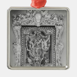 Ornement Métallique Tapisserie du manteau des bras de la famille
